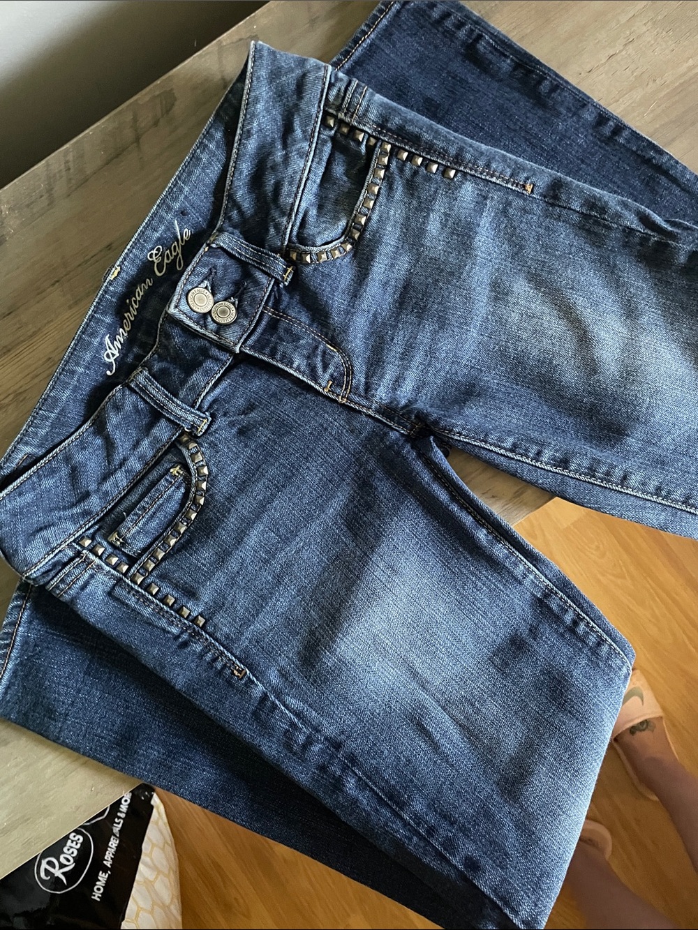 AEO Artist Studded Denim Capris - Picture 11 of 12